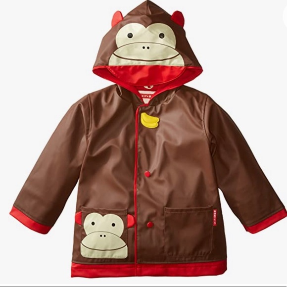 Skip Hop | Jackets & Coats | Nwt Skip Hop Monkey Raincoat | Poshmark